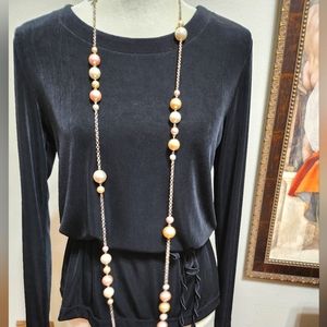 Vintage multi colored faux pearls